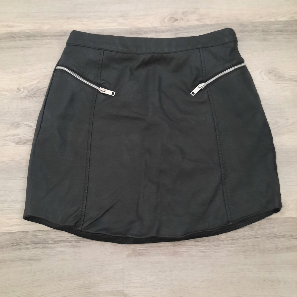 Miami Faux Leather Skirt